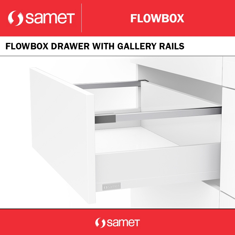 FLOWBOX WITH GALLERY RAILS