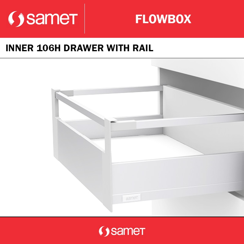 FLOWBOX INNER 106H + RAIL DRAWER
