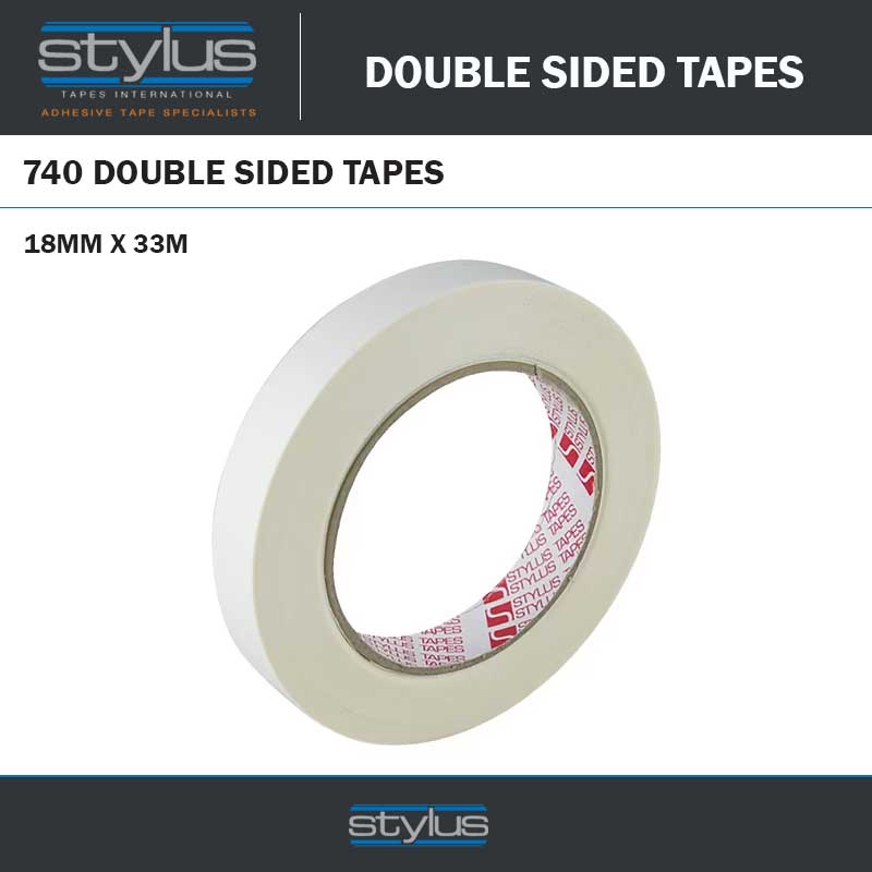 18MM X 33M DOUBLE SIDED TAPE 740