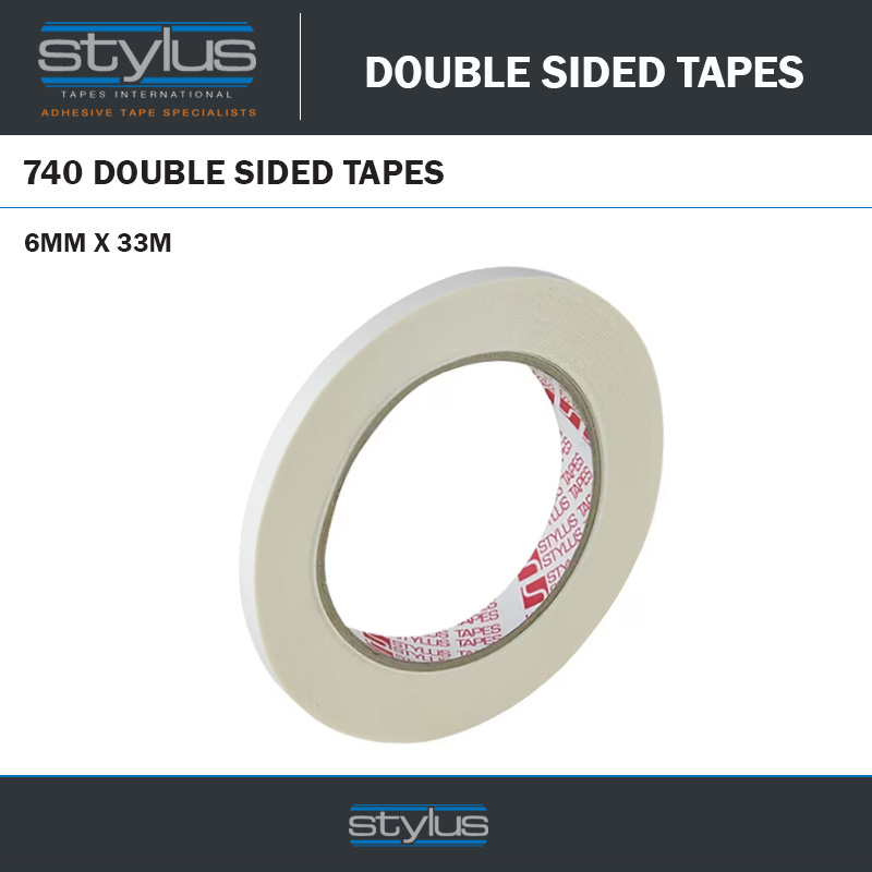 6MM X 33M DOUBLE SIDED TAPE 740