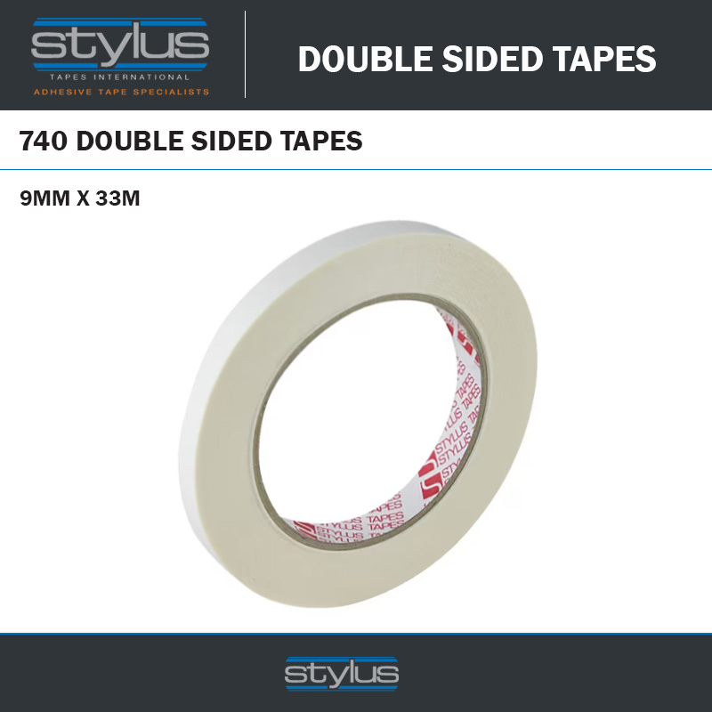 9MM X 33M DOUBLE SIDED TAPE 740