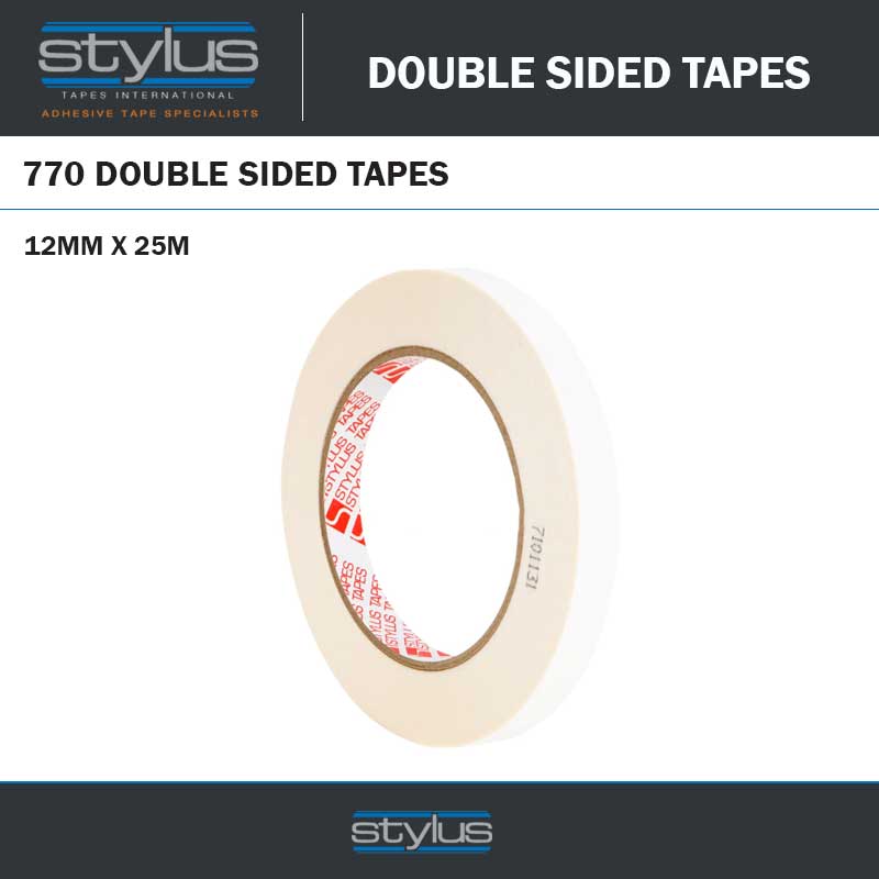 12MM X 25M DOUBLE SIDED TAPE 770