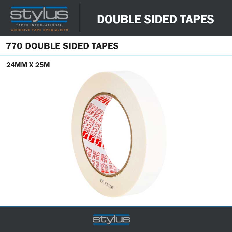 24MM X 25M DOUBLE SIDED TAPE 770
