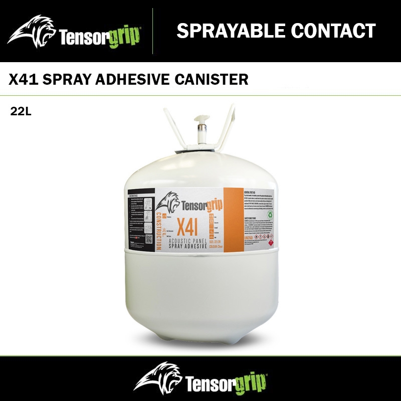 TENSORGRIP X41 SPRAY ADHESIVE CANISTER - 22L