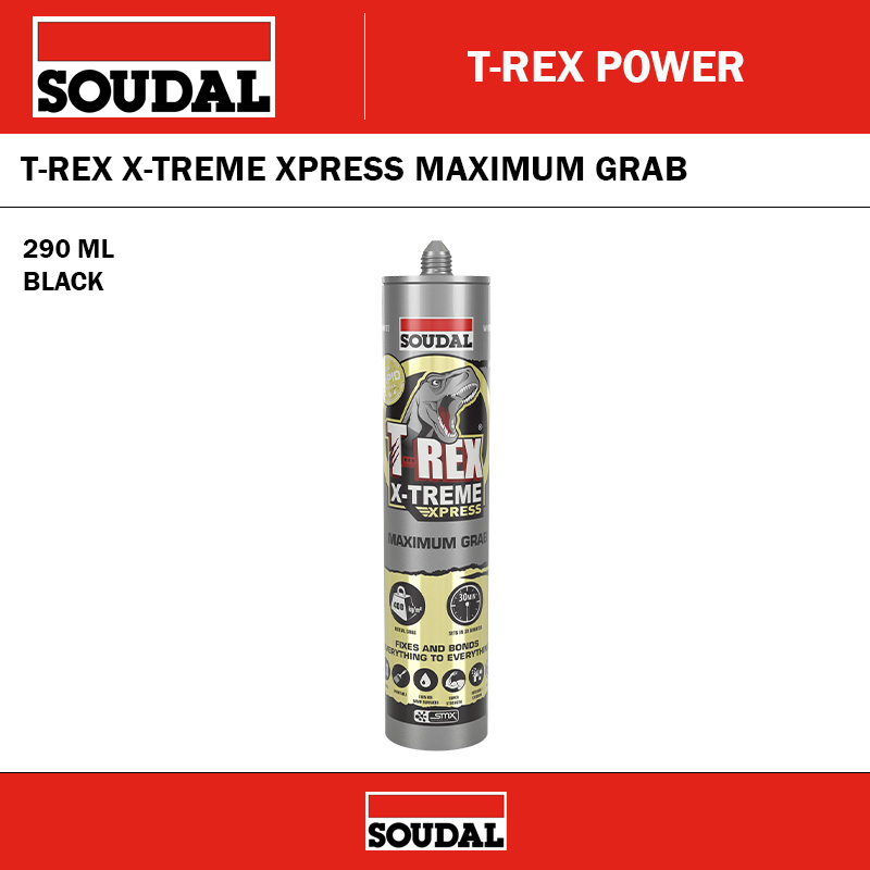 SOUDAL T-REX POWER XTREME - BLACK - 290ML