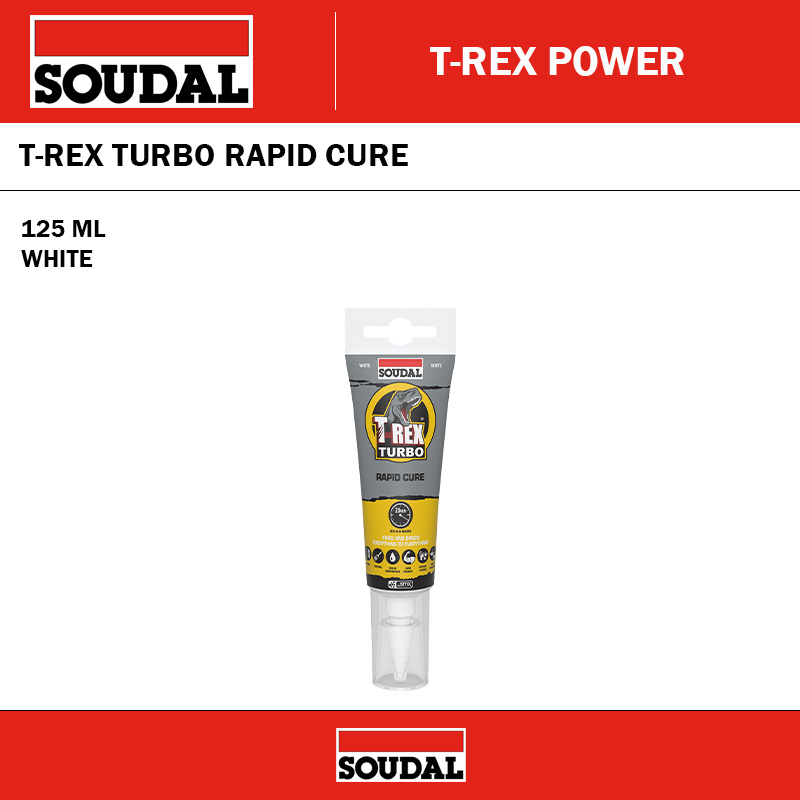 SOUDAL T-REX POWER TURBO - WHITE - 125ML