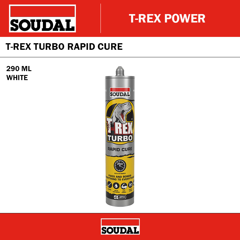 SOUDAL T-REX POWER TURBO - WHITE - 290ML
