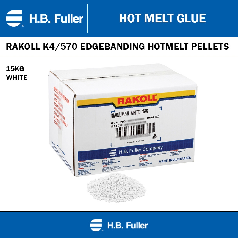 RAKOLL K4/570 EDGEBANDING HOTMELT PELLETS 15KG - WHITE