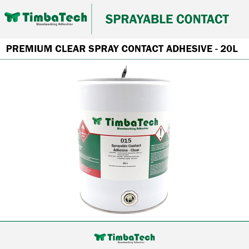 TIMBATECH PREMIUM CLEAR SPRAY CONTACT ADHESIVE - 20L