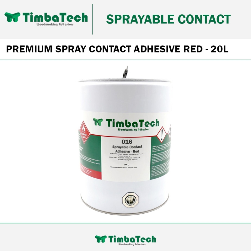 TIMBATECH PREMIUM RED SPRAY CONTACT ADHESIVE - 20L